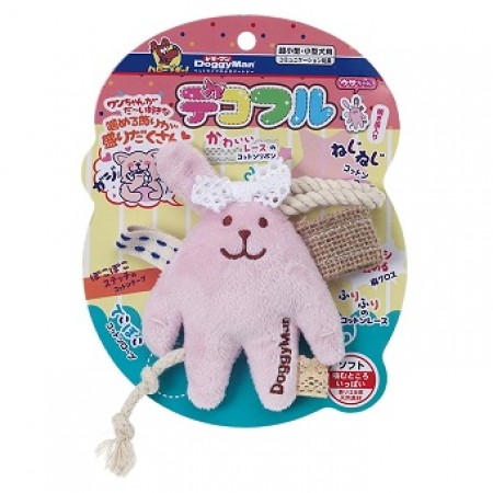 Doggyman Toy Decorative Plush Bear Pink