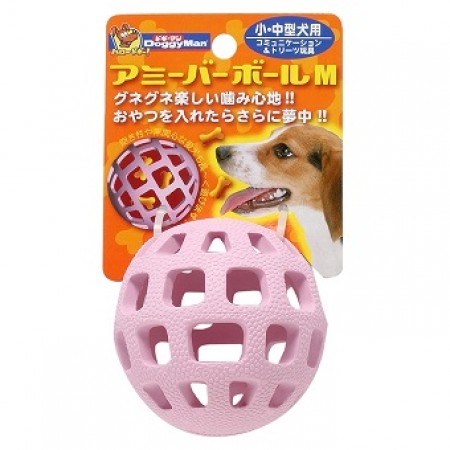 Doggyman Toy Rubber Ball Pink Medium