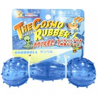 Doggyman Cosmo Rubber Dumbbell Blue Large  Dog Toys 