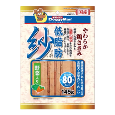 Doggyman Treat Soft Low-Fat Chicken Sticks with Vegetable 145g