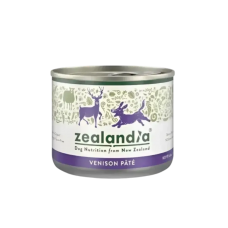 Zealandia Dog Canned Food Wild Venison 185g