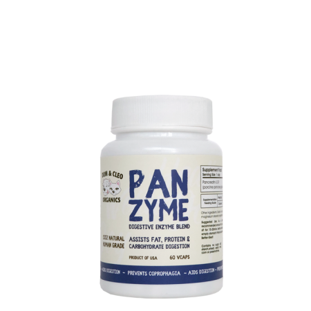 Dom & Cleo Organics Panzyme Digestive Enzyme Blend For Dog & Cat 60 capsules