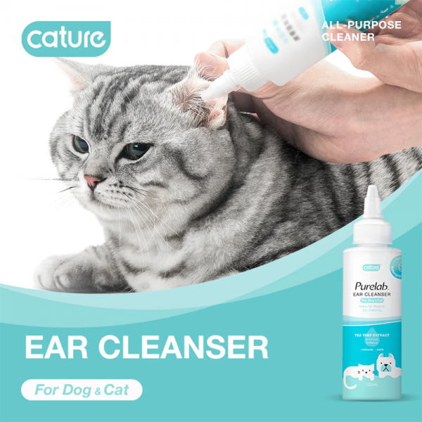 Cature Pet Ear Cleanser 120ml