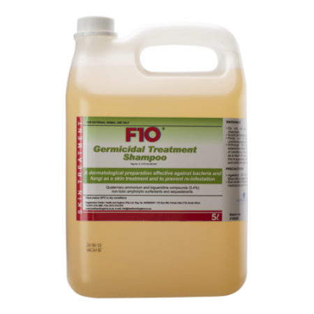 F10 Germicidal Treatment Shampoo 5L