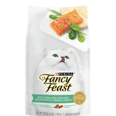 Fancy Feast Cat Dry Food Ocean Fish & Salmon 1.36kg  (4 bags)