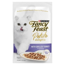 Fancy Feast Cat Wet Food Petite Delight Grill Turkey 50g