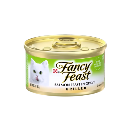 Fancy Feast Grilled Salmon in Gravy 85g