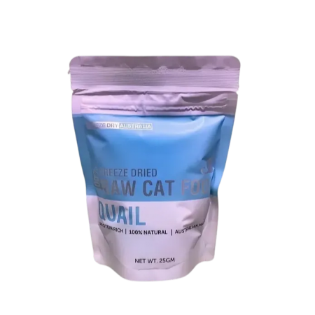 Freeze Dry Australia Raw Cat Food Quail 25g