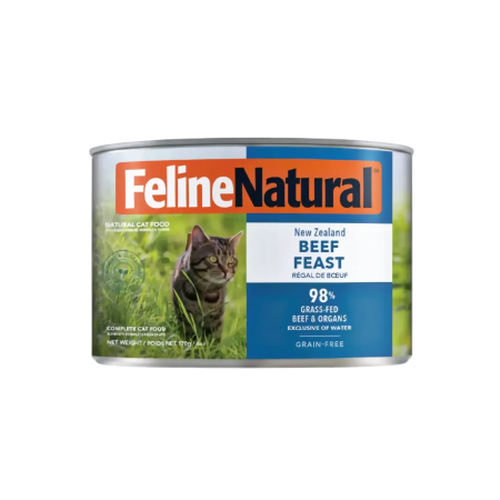 Feline Natural Canned Food Beef Feast 170g x12