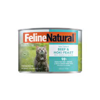 Feline Natural Canned Food Beef & Hoki Feast 170g x12 Feline Natural Canned Food Beef & Hoki Feast 170g x12