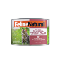Feline Natural Canned Food Chic & Venison Feast 170g