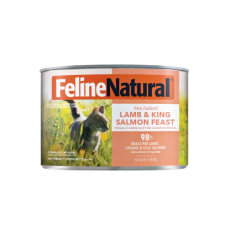 Feline Natural Canned Food Lamb & King Salmon Feast 170g