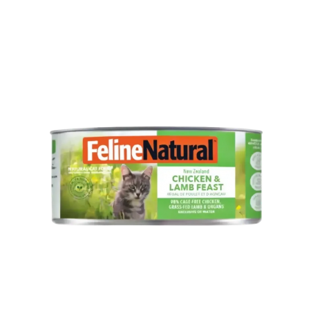 Feline Natural Canned Food Chic & Lamb Feast 85g