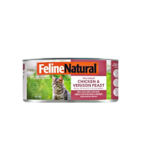 Feline Natural Canned Food Chic & Venison Feast 85g