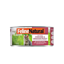 Feline Natural Canned Food Chic & Venison Feast 85g