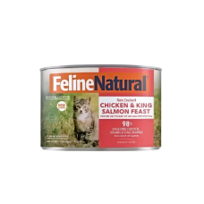 Feline Natural Canned Food Chic & Salmon Feast 170g