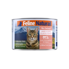 Feline Natural Canned Food Lamb & King Salmon Feast 170g