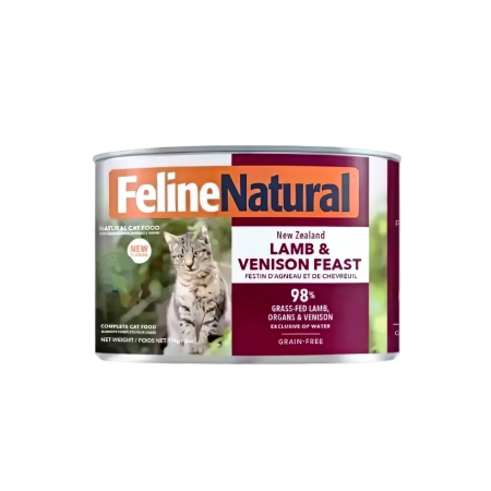 Feline Natural Canned Food Lamb & Venison Feast 170g