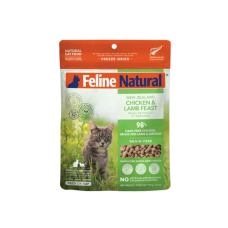 Feline Natural Freeze Dried Chicken & Lamb Feast 100g