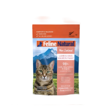 Feline Natural Pouch Lamb and Salmon Feast in Water 85g