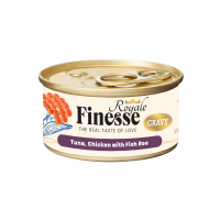 Finesse Royale Tuna & Chicken with Fish Roe Gravy 85g Finesse Royale Tuna & Chicken with Fish Roe Gravy 85g
