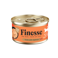 Finesse Grain-Free Tuna with Salmon in Jelly 85g  Carton (24 Cans)
