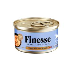 Finesse Grain-Free Tuna with Sea Bream in Jelly 85g 