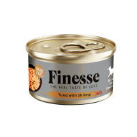 Finesse Grain-Free Tuna with Shrimp in Jelly 85g Carton (24 Cans)
