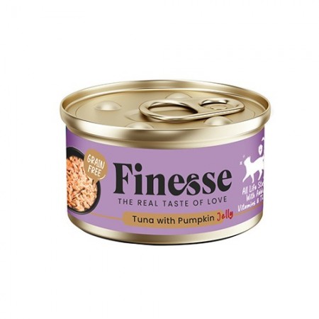Finesse Grain-Free Tuna with Pumpkin in Jelly 85g Carton (24 Cans)