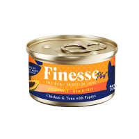 Finesse Plus Grain-Free Chicken and Tuna with Papaya (Hairball Control) 85g