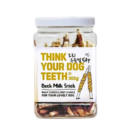 Think Your Dog Teeth Duck Milk Stick 500g