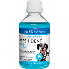 Francodex Fresh Dent 2in1 (Anti-Plaque Action) for Dogs & Cats 250ml