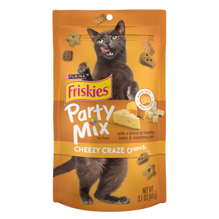 Friskies Party Mix Crunch Cheezy Craze 60g Bundle (3 Packs)