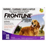 Frontline Plus Tick & Flea for Large Dogs  (20kg - 40kg ) 3 pack
