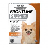 Frontline Plus Tick & Flea for Small Dogs  (Up to 10kg) 6 pack