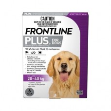Frontline Plus Tick & Flea for Large Dogs  (20kg - 40kg ) 6 pack
