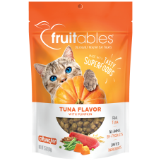 Fruitables Crunchy Tuna Flavor with Pumpkin Cat Treats 70g