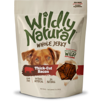 Fruitables Wildly Naural Whole Jerky Thick Cut Bacon Dog Treat 5oz