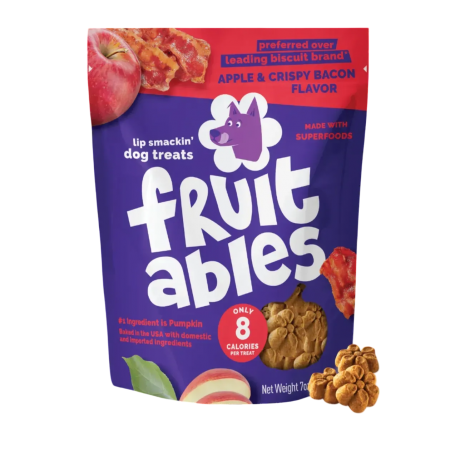 Fruitables Crispy Bacon & Apple Dog Treat 7oz