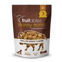 Fruitables Skinny Minis Grilled Bison Dog Treat 5oz (2 Packs)