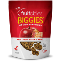 Fruitables Biggies Crispy Bacon & Apple Dog Treats 16oz