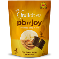Fruitables PB N' Joy Peanut Butter & Banana Bar Dog Treats 6oz