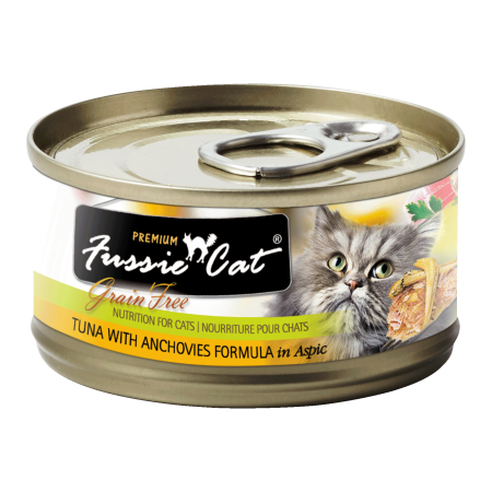 Fussie Cat Black Label Tuna and Anchovy 80g