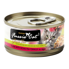 Fussie Cat Black Label Tuna and Ocean Fish 80g