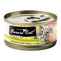 Fussie Cat Black Label Tuna and Shrimp 80g Carton (24 Cans)