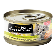 Fussie Cat Black Label Tuna and Shrimp 80g