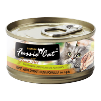 Fussie Cat Black Label Tuna and Smoked Tuna 80g