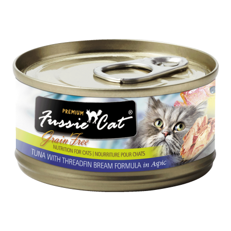 Fussie Cat Black Label Tuna and Threadfin Bream 80g