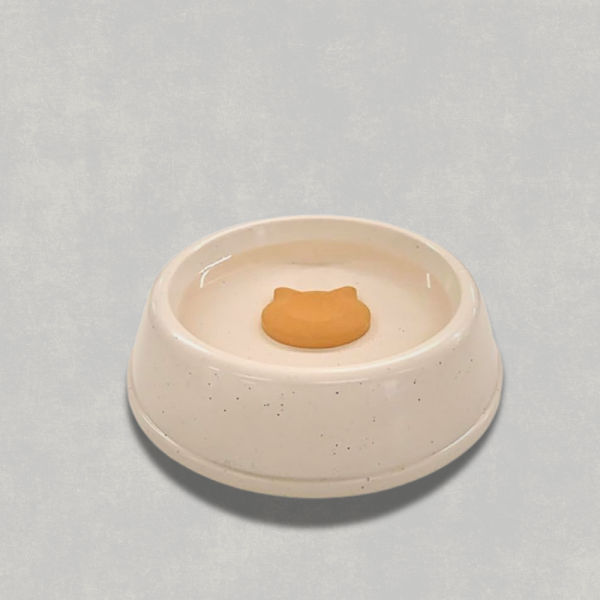 Gex Cat Ceramic Dish Pure Crystal PON 2pcs