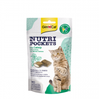GimCat Nutri Pockets Cream Filled Snack with Catnip 60g (3 Packs)